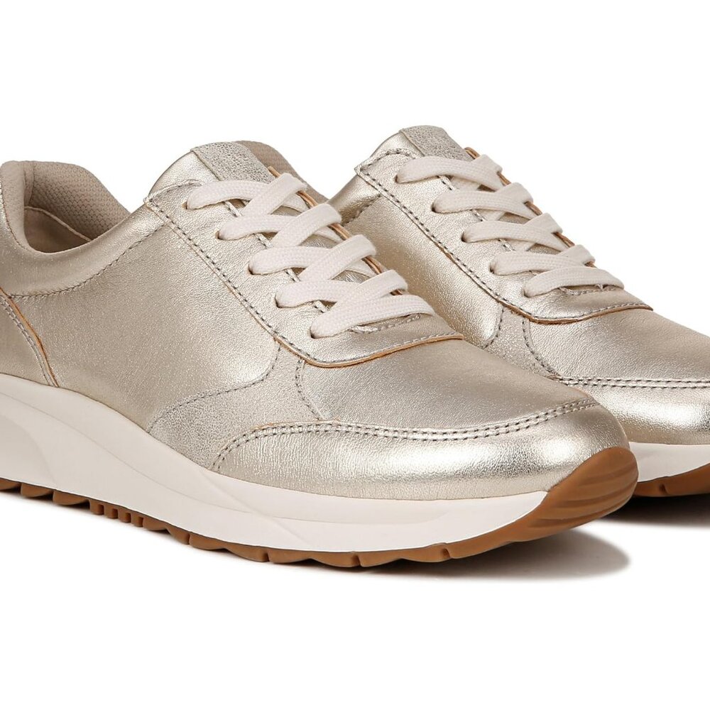 women Naturalizer Shay Champagne Leather Size 5